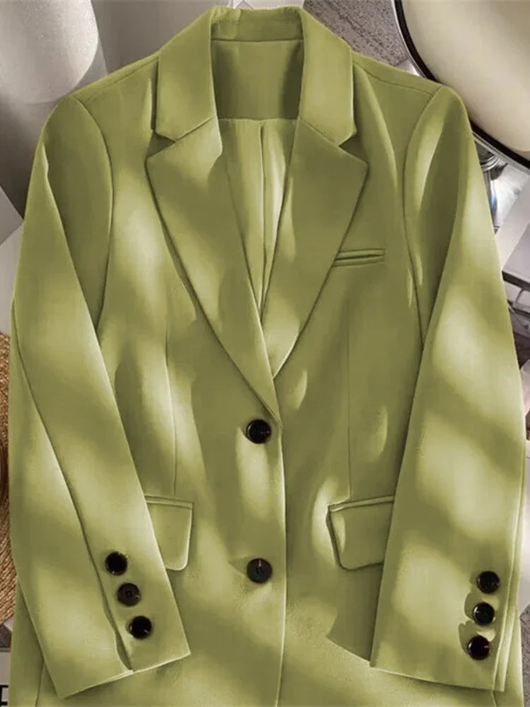 New in Spring Autumn Elegant Blazer Women Korean Casual Women's Jacket Fashion Luxury Female Coats Splice Office Lady Clothes