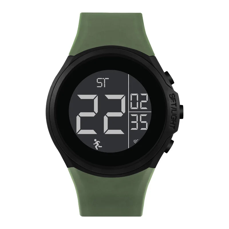 Sports Watches For Men Fashion Luxury Wear-Resistant Led Display Waterproof Outdoor Military Clock Man Electronic Watch