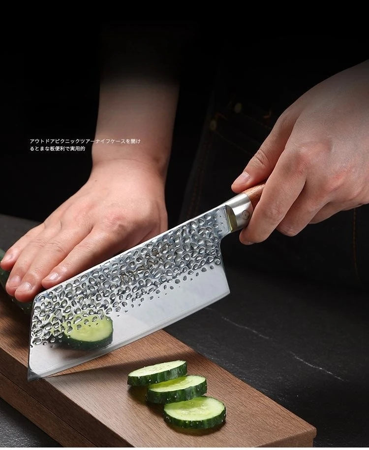 Cutting Board Kitchen Knife Set Portable Foldable Cutting Board High Carbon Steel Cutting Edge Outdoor Camping Kitchen Gadgets