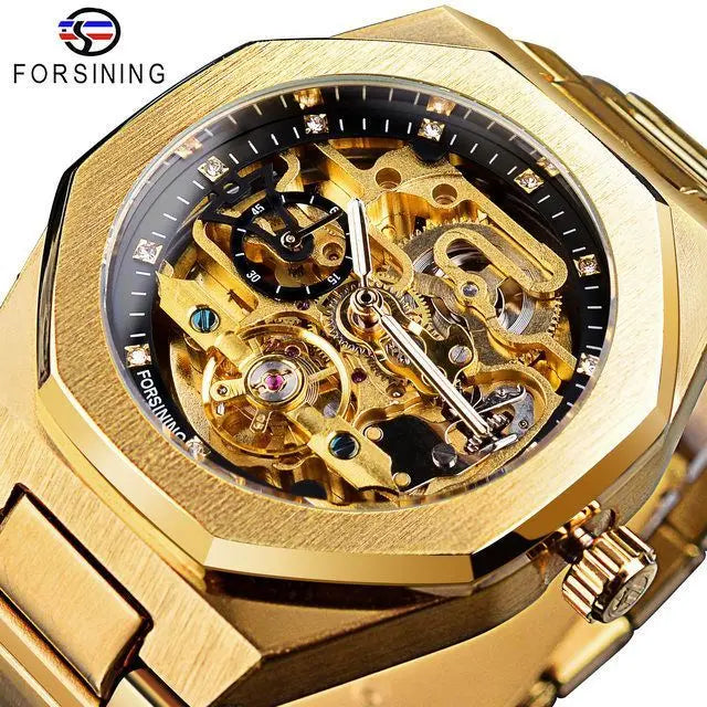 Fredlox Diamond Tourbillon - 3D Skeleton Automatic Watch