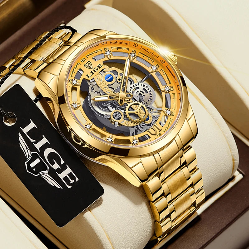 LIGE Quantum 2024 - Luxury Business-Casual Waterproof Quartz Watch