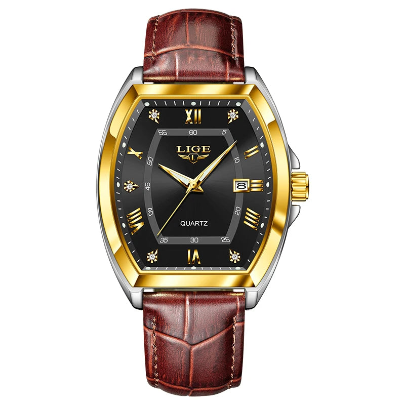 The Diamond Prestige - Luxury Leather Watch