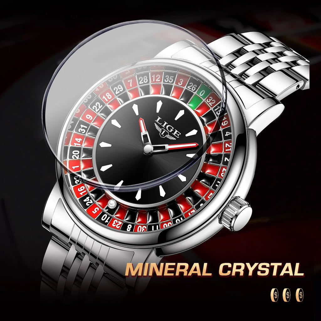 The Vegas Spinner - Roulette Dial Watch