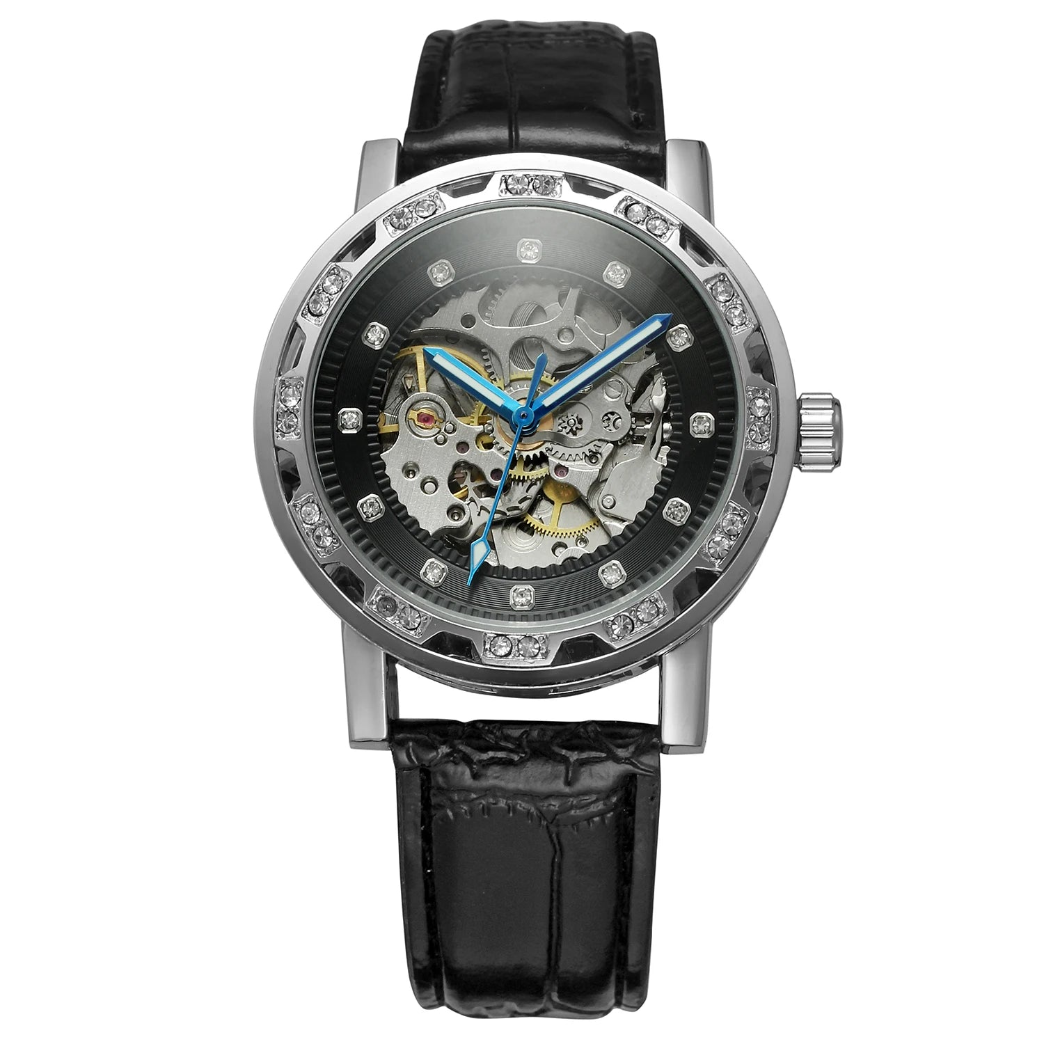 Tourbillon Skeleton Automatic Watch - Steel Band Mechanical
