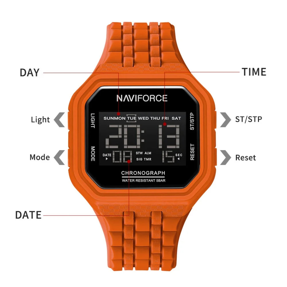The Retro Glow - Electronic Sports Watch