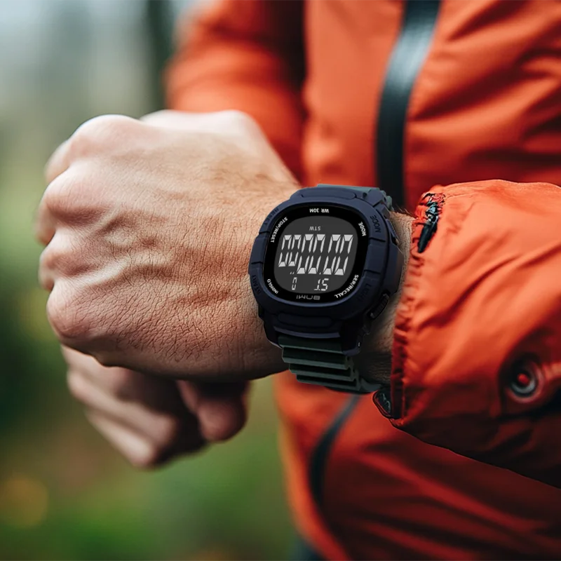 New Fashion Men's Sport Watches Luxury Outdoor Waterproof Chronograph Luminous Wristwatches Electronics Digital Watch for Man