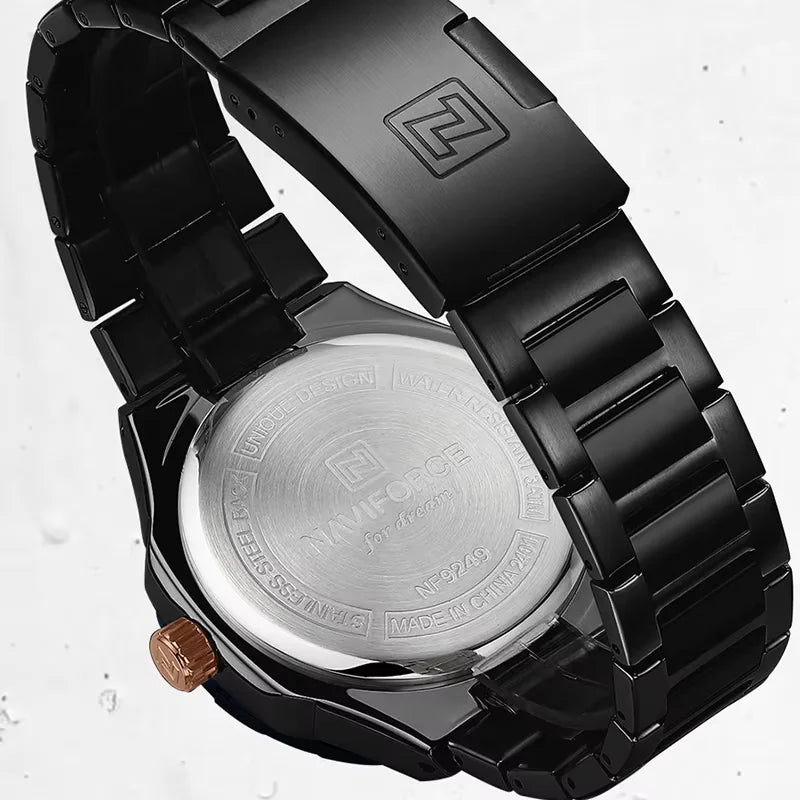 The Refined Casual - Luxury Stainless Steel Watch