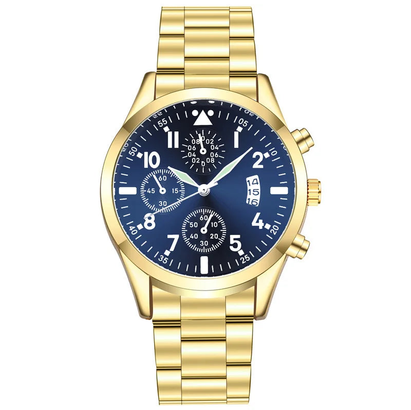 Quartz Watches for Man Luminous Men Wristwatch Classic Calendar Male Business Steel Clock Relogio Masculino Popular Saati Hot