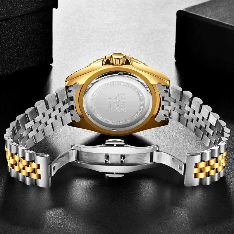 The Business Luminary - Luxury Stainless Steel Watch