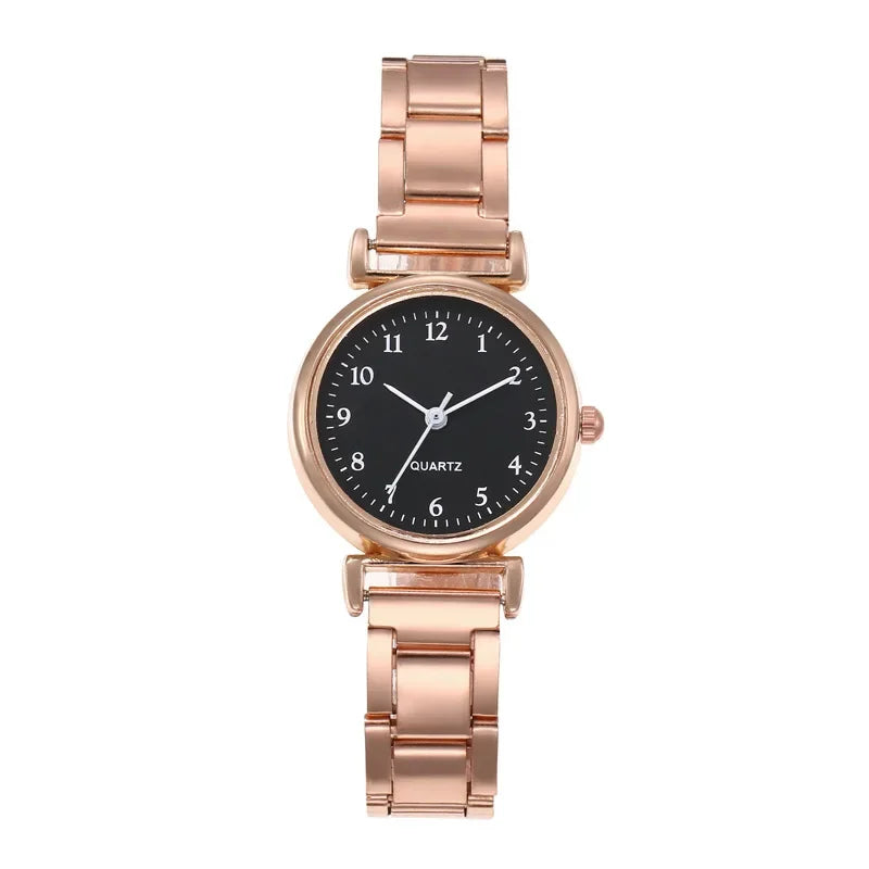 Luxury Quartz Wristwatches for Women Fashion Analog Quartz Watch Stainless Steel Strap Ladies Watches Casual Relojes Para Mujer
