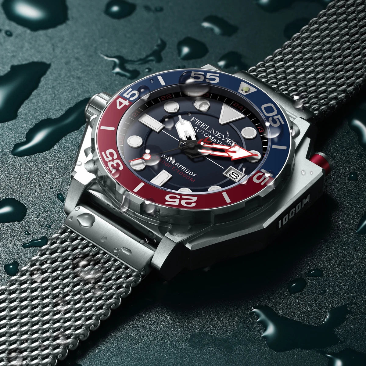 The Deep Diver - Automatic Mechanical Dive Watch