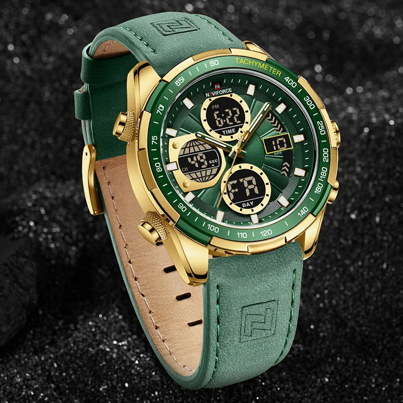 The Leather Commando - Military Sport Chronograph