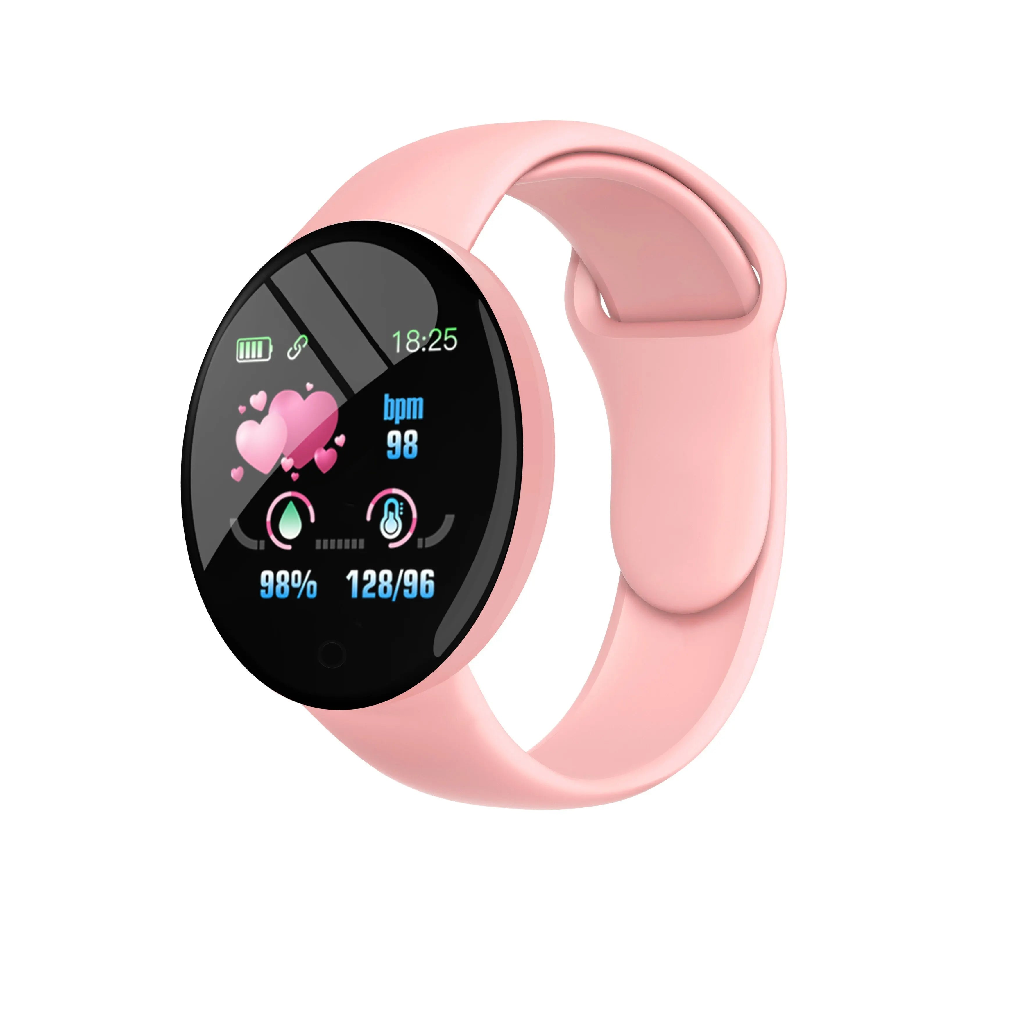 2025 New D18 Multifunctional Smart Watch Men & Women Bluetooth Connected Phone Music Fitness Sports Bracelet Sleep Monitor watch