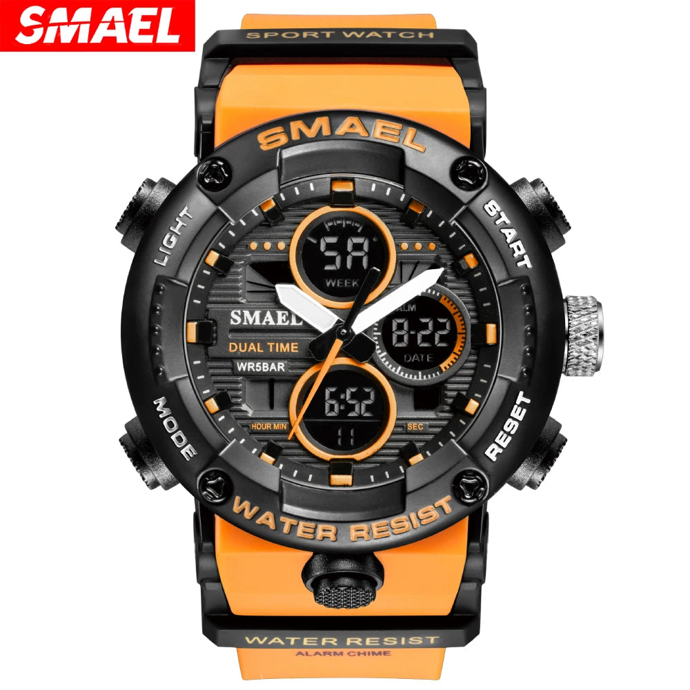 MaxDial Precision - Big Face Dual Time Quartz Stopwatch
