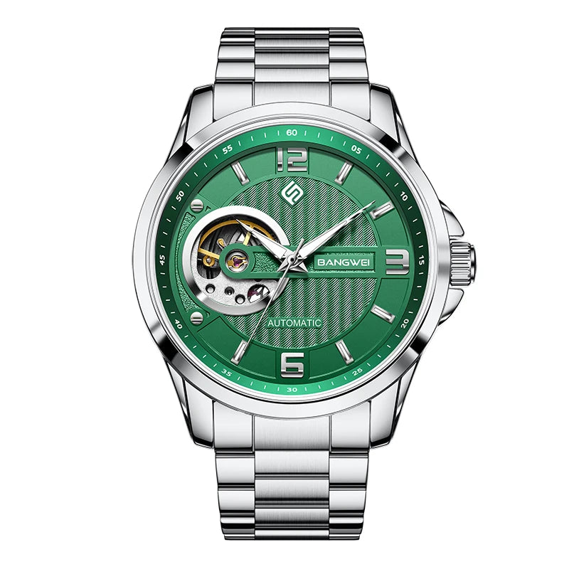 LIGE Tourbillon Watches For Men Fashion Business Watch Men Top Brand Luxury Waterproof Men's Mechanical Wristwatch Reloj Hombre