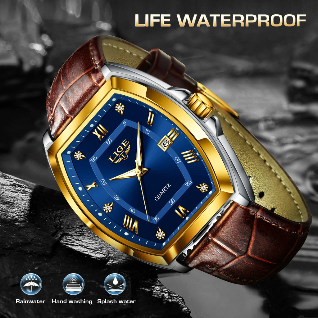 The Diamond Prestige - Luxury Leather Watch