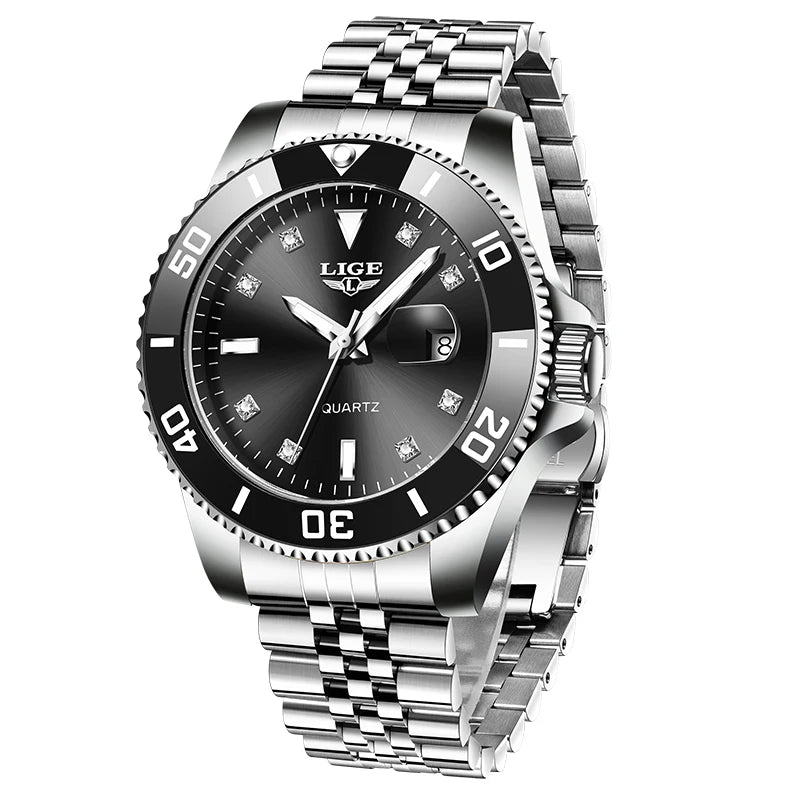 The Business Luminary - Luxury Stainless Steel Watch
