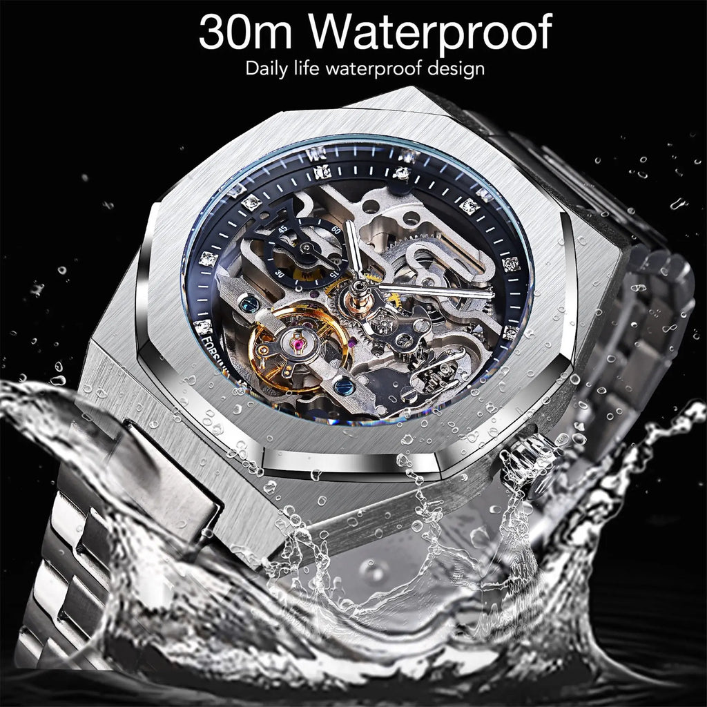 Fredlox Diamond Tourbillon - 3D Skeleton Automatic Watch