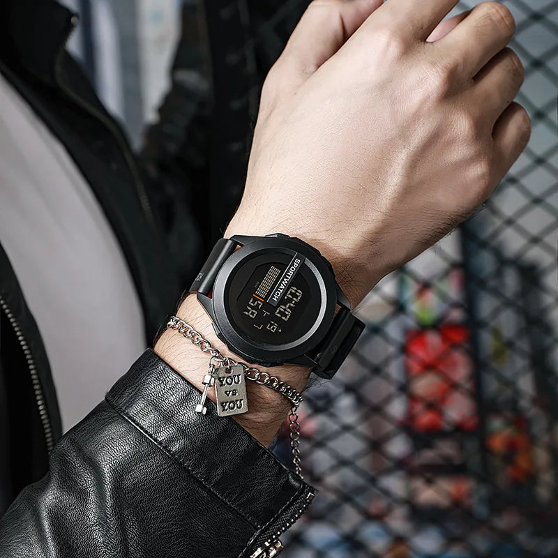 Sport Watch for Man Luxury Digital Wristwatch Stopwatch Luminous with Date Week Original Waterproof Clock Men Sport LED Watches