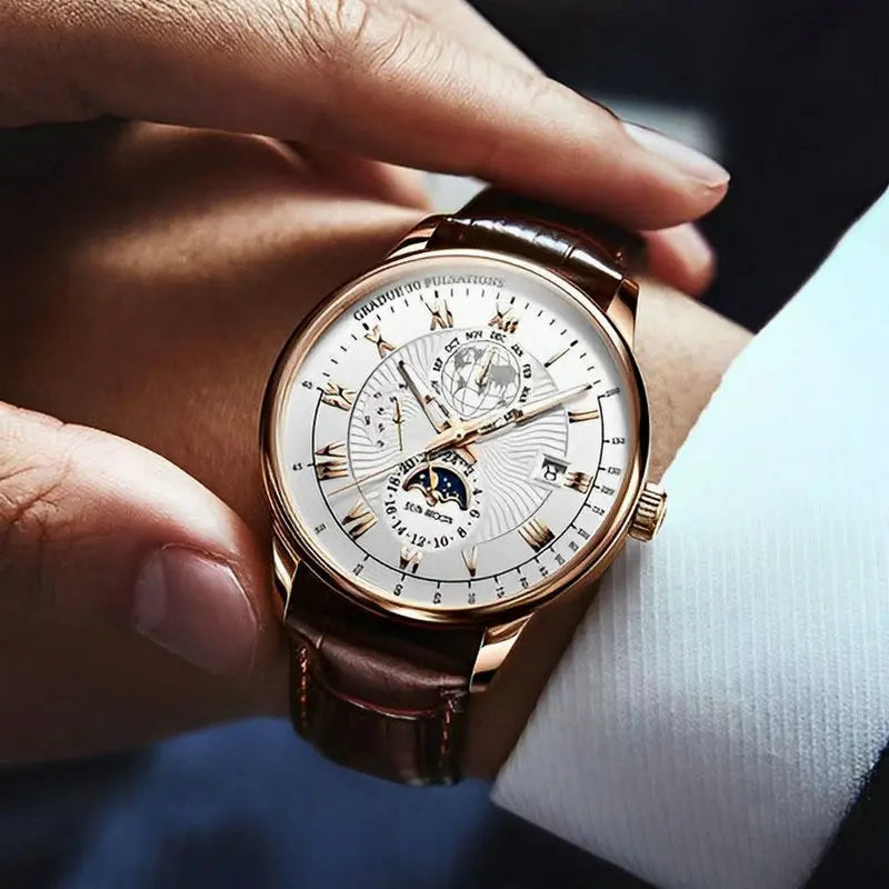 Waterproof Luminous Calendar Men's Watch, Student Quartz Wrist Watch