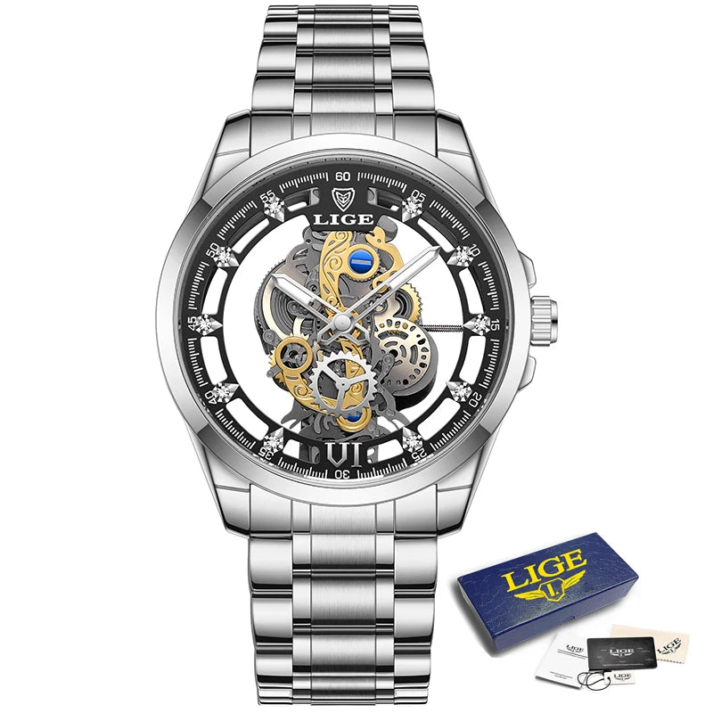 LIGE Quantum 2024 - Luxury Business-Casual Waterproof Quartz Watch