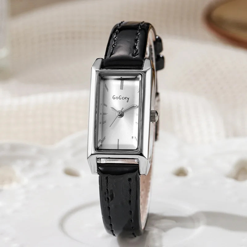 Luxury Watches for Women Retro Female Watch Ladies Belt Black Quartz Wristwatches Montre Femme Relogio Feminino Gifts