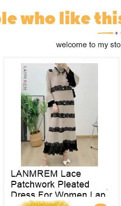LANMREM Pleated Blazers For Women 2024 Spring New Lapel Single Breasted Long Sleeves Coat Female Fashion Coat 2DA3117