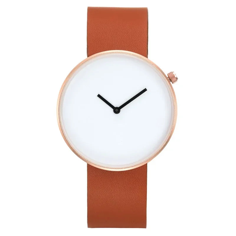 2025 Top New Women Watches Leather Dress Female Clock Luxury Brand Design Men Watches Fashion Couple Wirstwatches Reloj Mujer