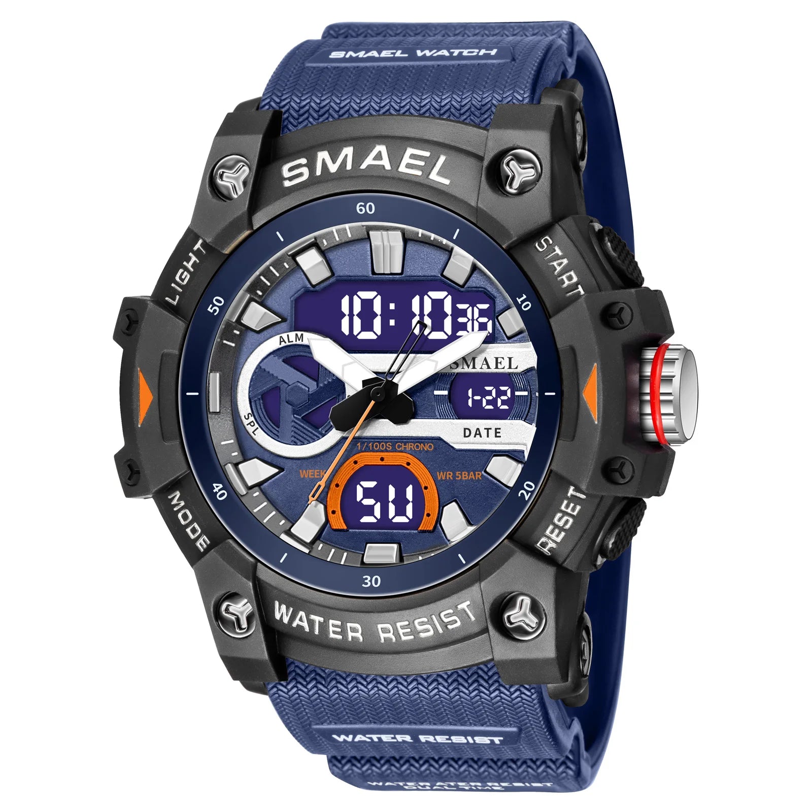 Sport Watches Waterproof SMAEL Brand Dropshipping Watch Stopwatch Alarm Clock 8086 Young Fashion Quartz Wristwatches