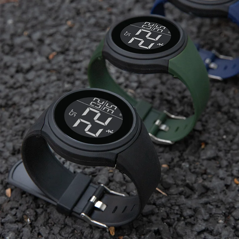 Sports Watches For Men Fashion Luxury Wear-Resistant Led Display Waterproof Outdoor Military Clock Man Electronic Watch