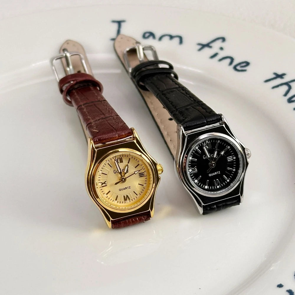 Luxury Leather Watch for Woman Stainless Steel Ladies Quartz Watch Dress Elegant Women Watches Fashion Reloj