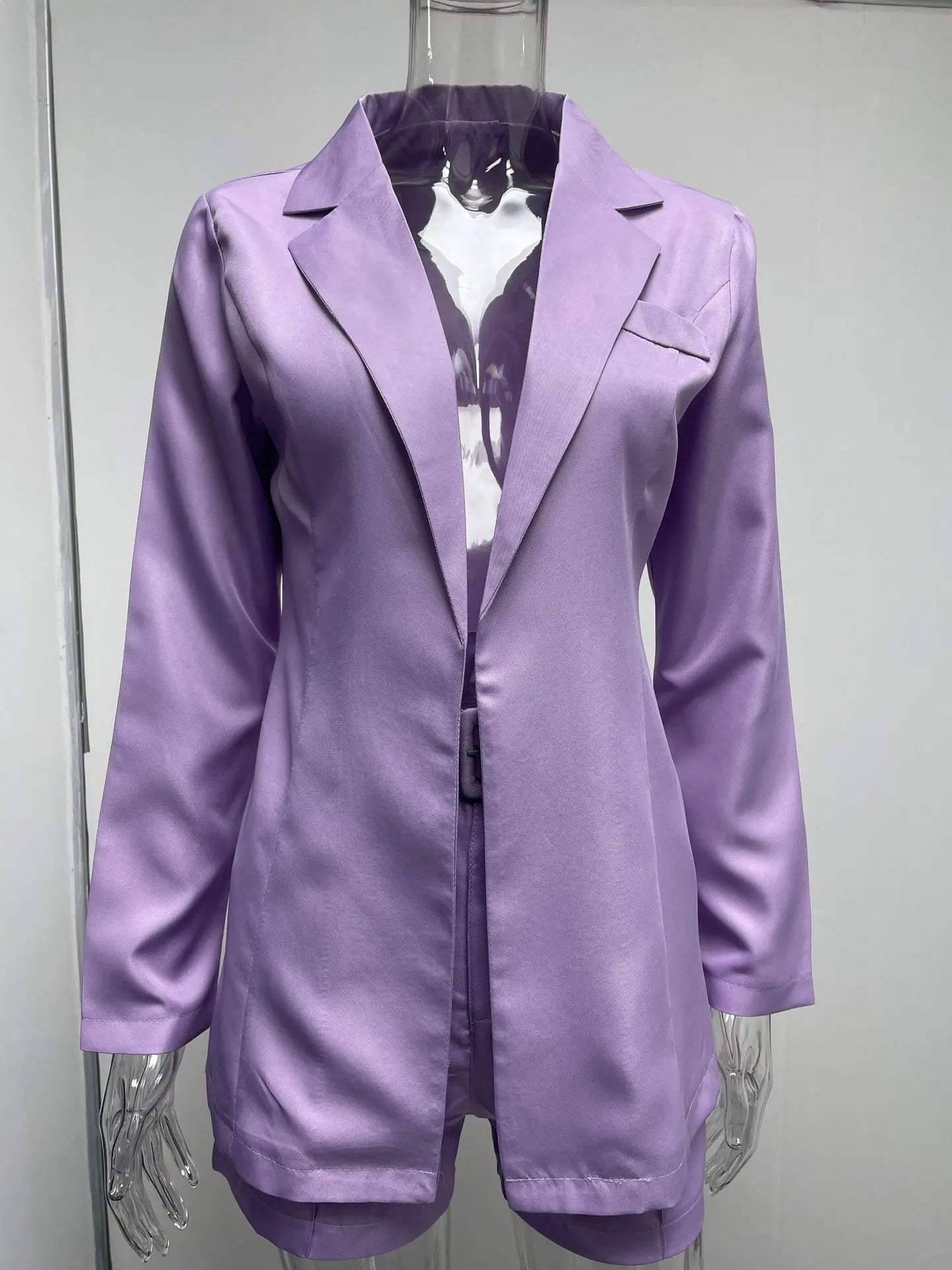 Suit Coat Women's Spring 2023 Women's Fashion Set Cross border Small Suit Belt in Europe and America