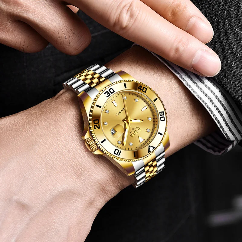 The Business Luminary - Luxury Stainless Steel Watch